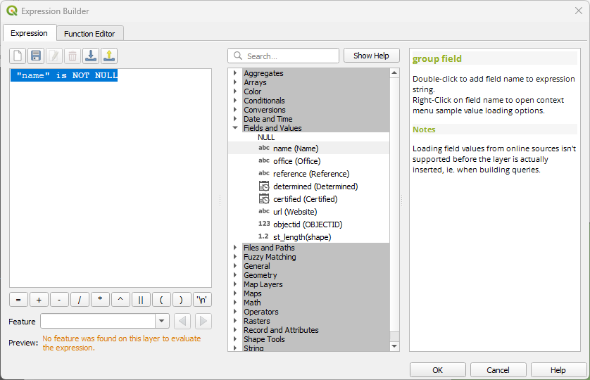 Browser panel