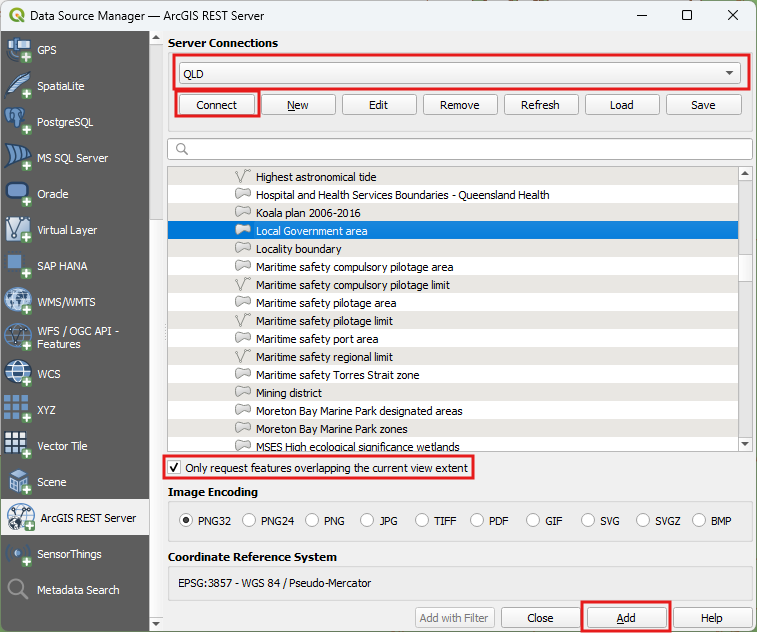 Browser panel